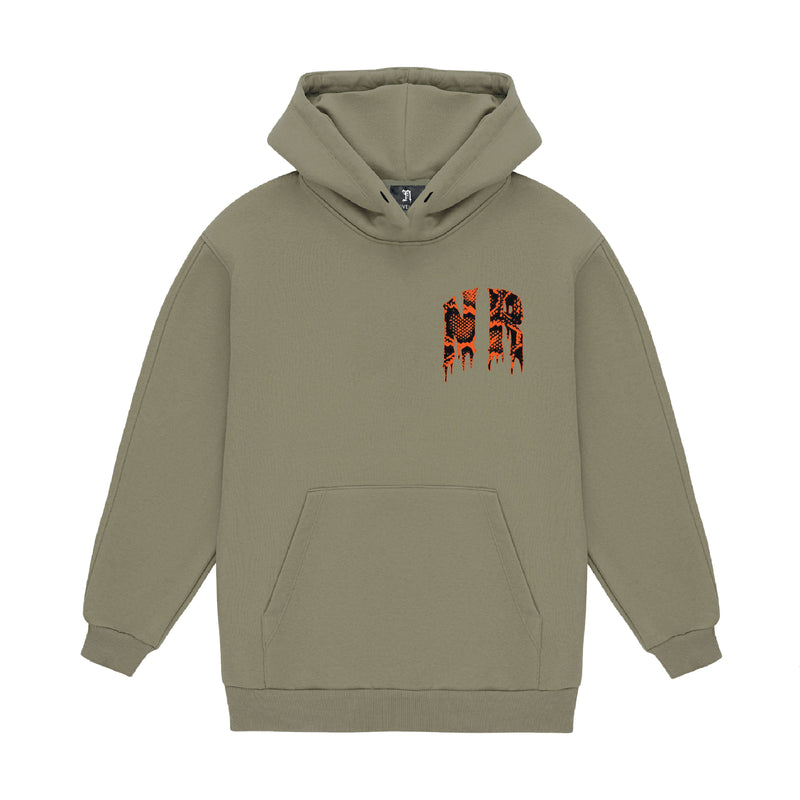 November reine (Army/orange  “Wild thing hoodie)