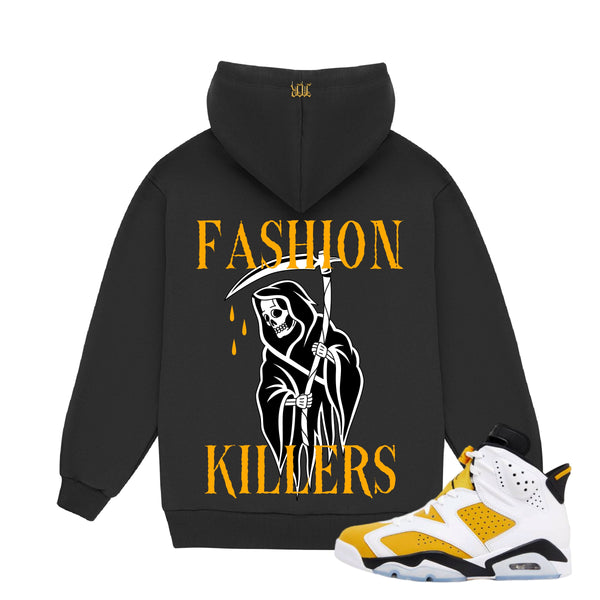 November reine (black/Mustard “fashion hoodie)