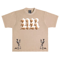 November reine (Beige/Brown "Pray for me" t-shirt)