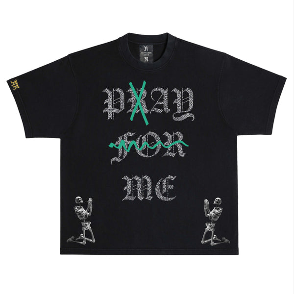 November Reine (Black/Green Glow "Pray For Me" T-Shirt)