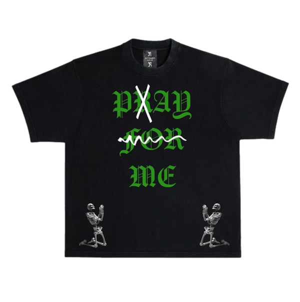 November Reine (Black/Green "Pray For Me" T-Shirt)