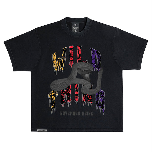 November Reine (Black/Multi Color 'Wild Thing' T-Shirt)