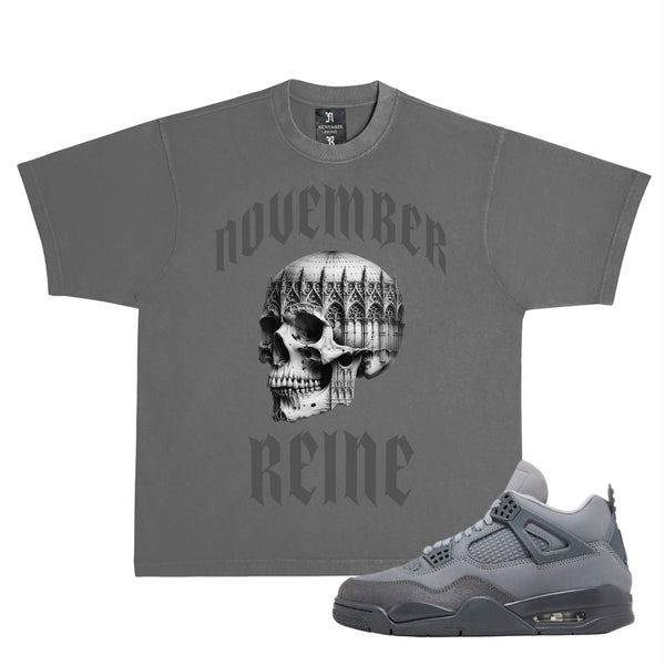 November reine (faded Grey "cathedral t-shirt)