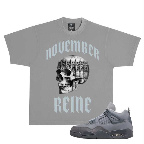 November reine (Grey "cathedral t-shirt)