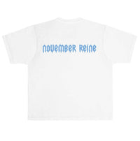 November Reine (White/Baby Blue "Tracery" T-Shirt)