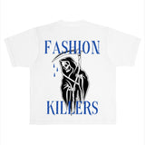 November reine (White/Blue "Fashion" t-shirt)