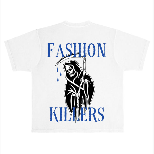 November reine (White/Blue "Fashion" t-shirt)