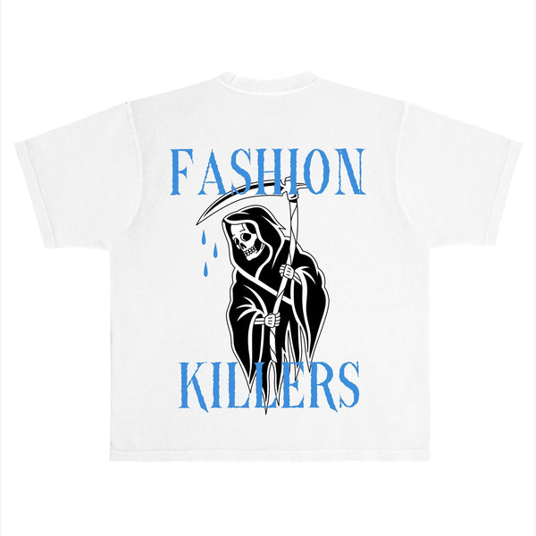 November reine (White/Blue "Fashion" t-shirt)