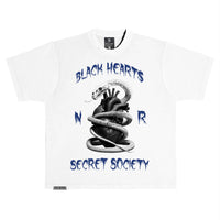 November reine (white superiority blue "black heart secret society t-shirt)