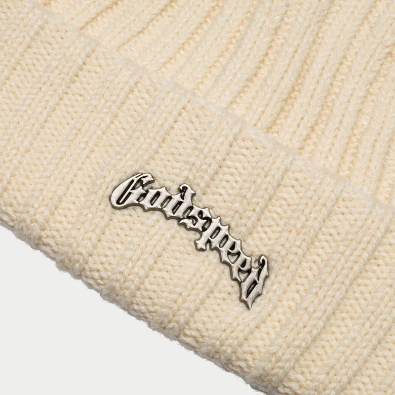 Godspeed Og Logo Emblem Beanie (Creme)