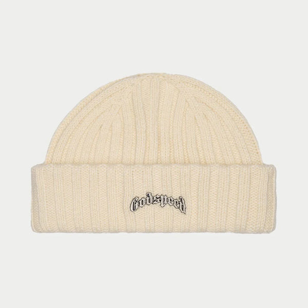 Godspeed Og Logo Emblem Beanie (Creme)