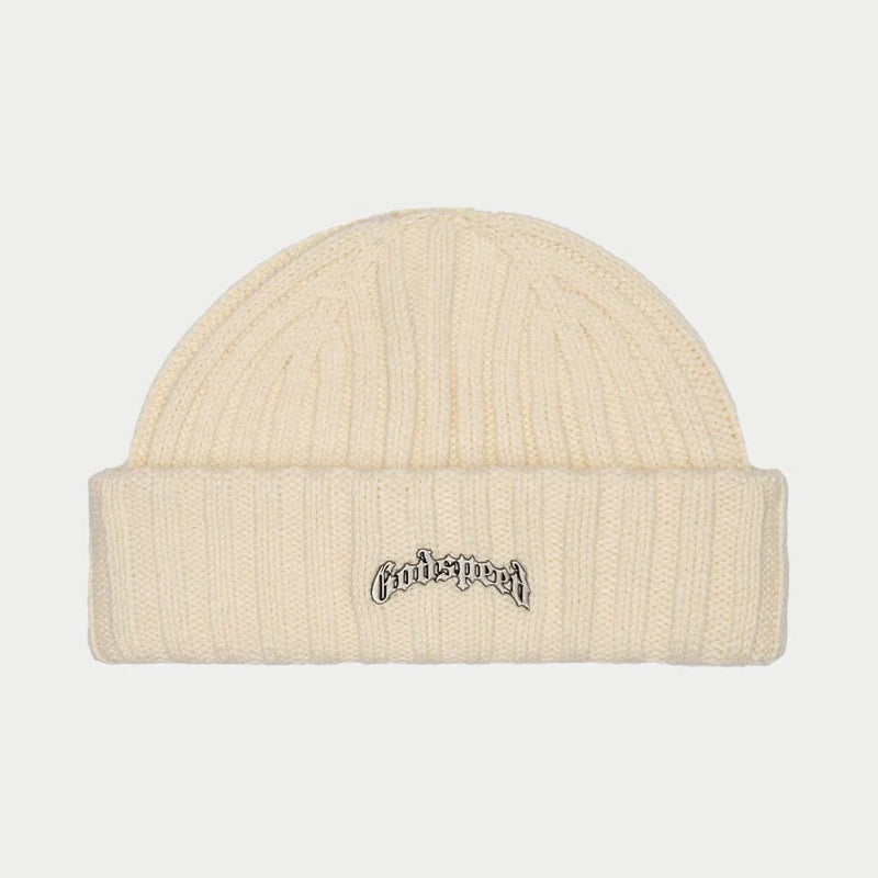 Godspeed Og Logo Emblem Beanie (Creme)