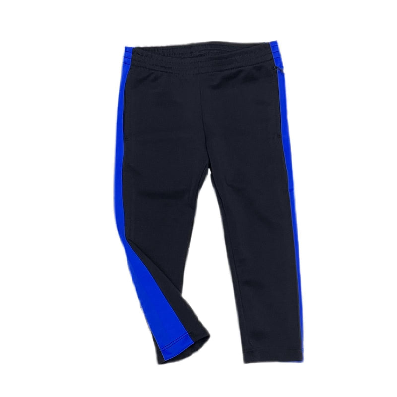 Kids black/royal blue track pant