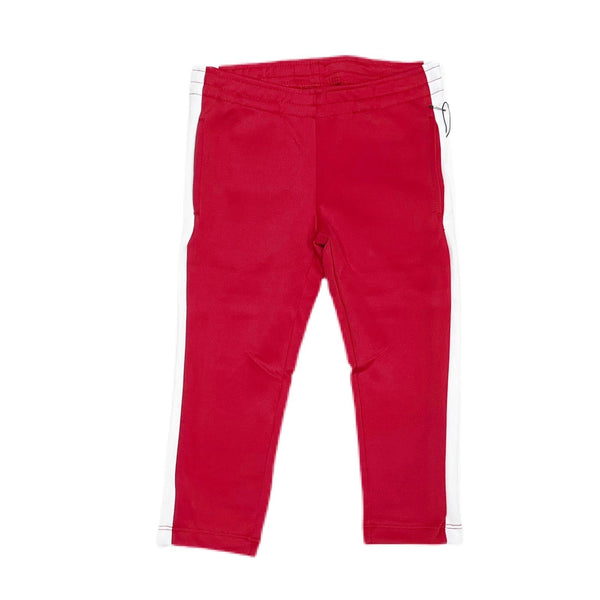 Kids red/white tack pant