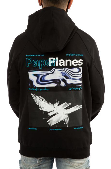 Paper Planes (Black “Missed Story” Hoodie)