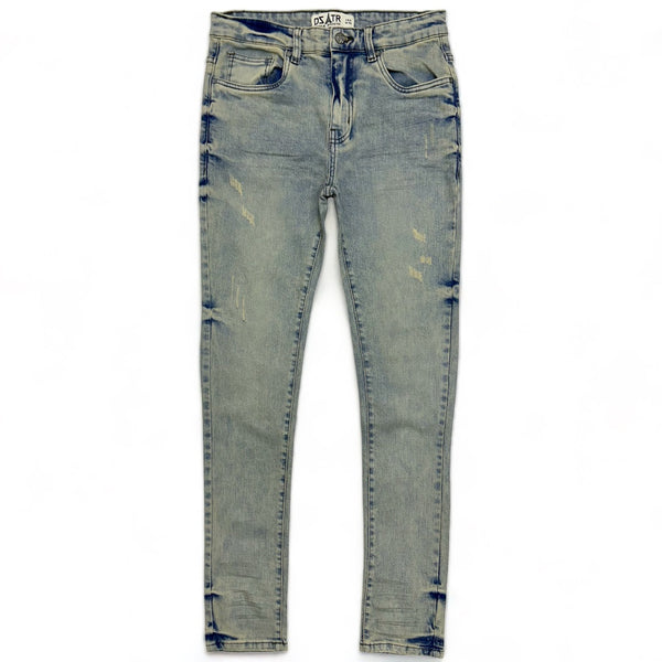 Premium Disaster (Men's Faded Dirty Wash Slim-Fit Jean)