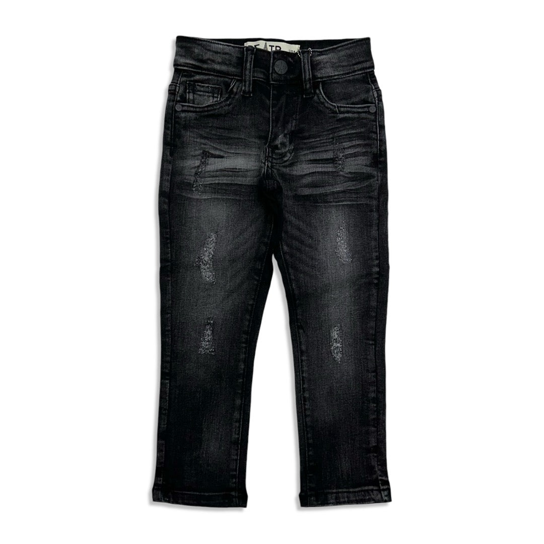 Premium disaster Kids Ripped jean black /grey wash -103