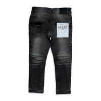 Premium disaster Kids Ripped Jean Grey /black wash -002