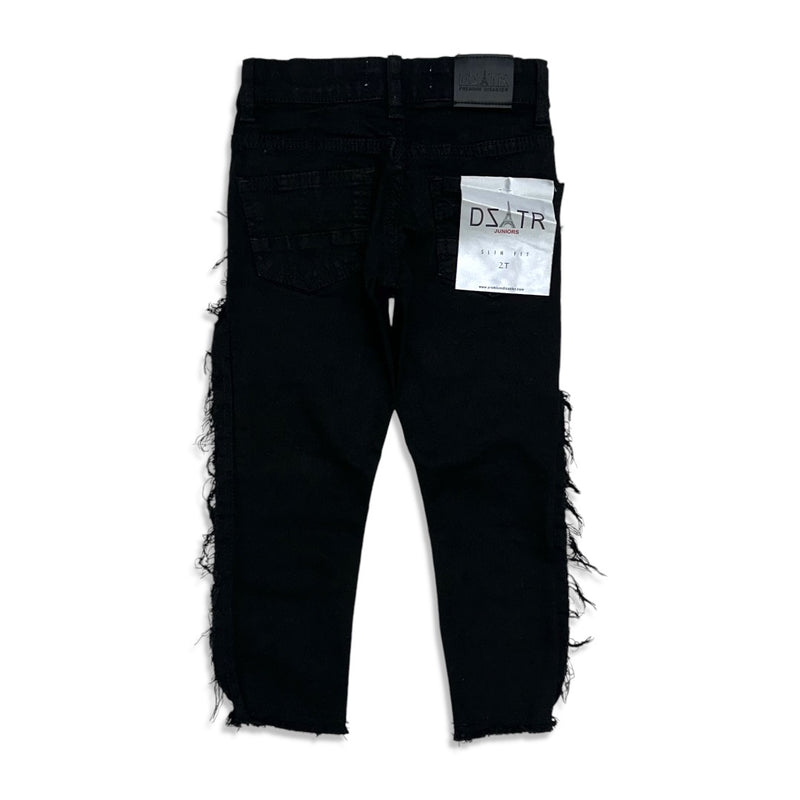 Premium disaster (Kids jet Black fray jean -013)