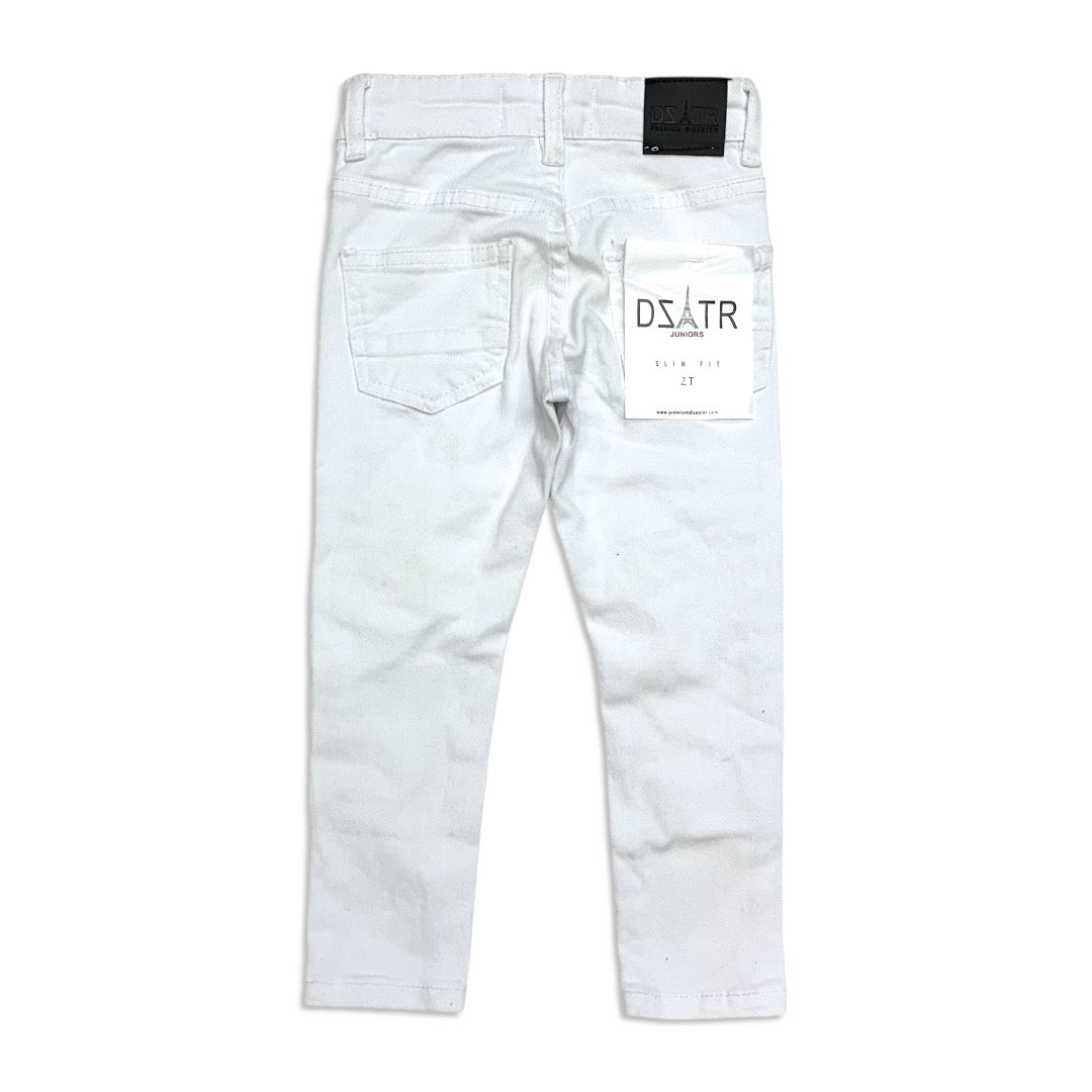 Premium disaster Kids Ripped jean white -016