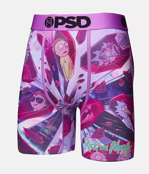 PSD Time God Ricky Morty Stretch Boxers