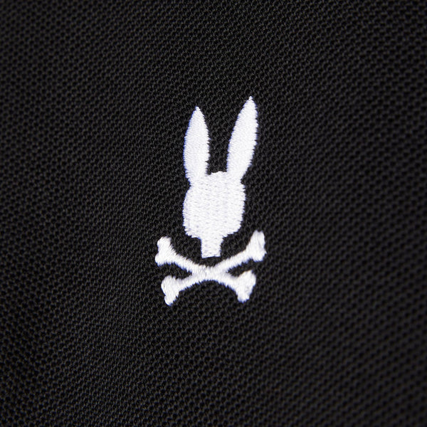 Psycho bunny kids black kent pique polo