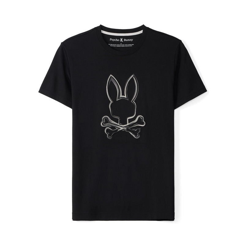 Psycho bunny kids black vincent graphic t-shirt