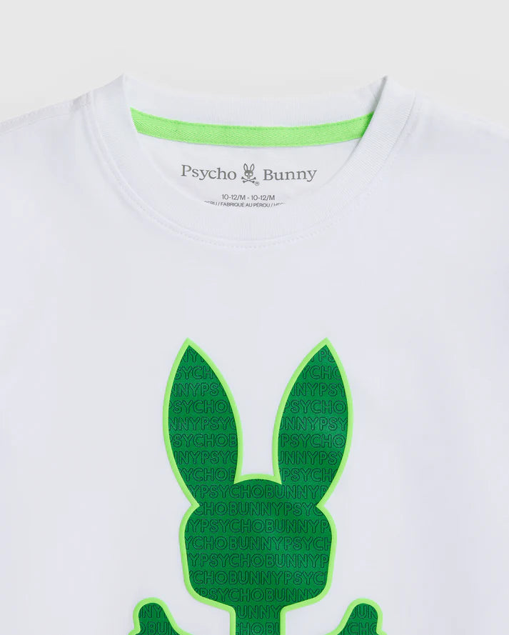 Psycho Bunny (Kids Harvey Embroidered Graphic T-Shirt)