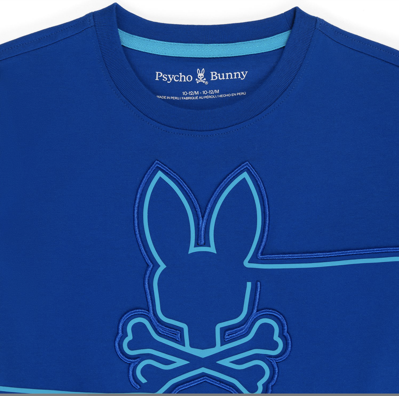 psycho bunny (kids surf chester embroidered graphic t-shirt)