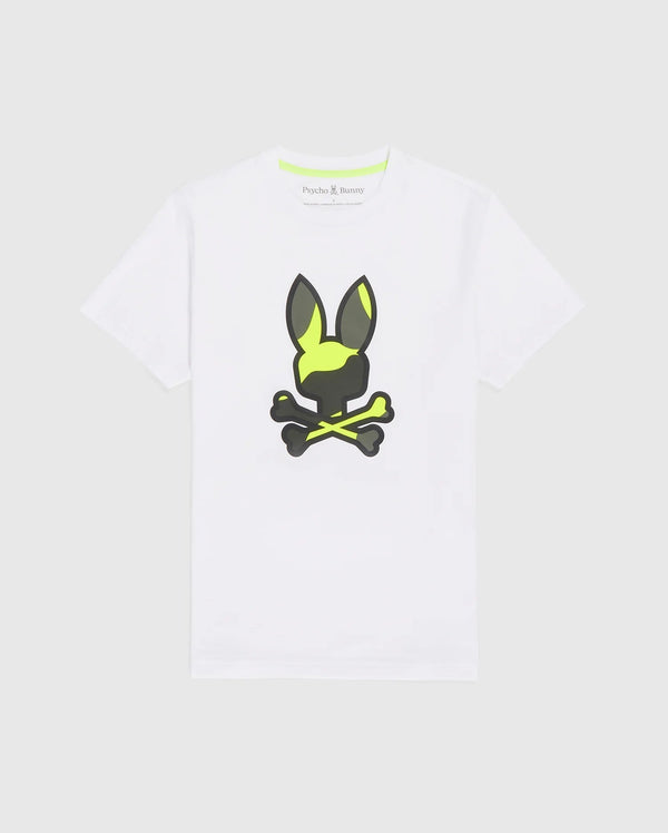 Psycho bunny (kids White Plano Print Graphic t-shirt)