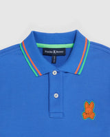 Psycho bunny (kids Dazzling blue bank pique fashion polo)