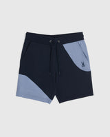 Psycho Bunny Men’s Kenny Embroidered Short Set – Navy & Sky Blue