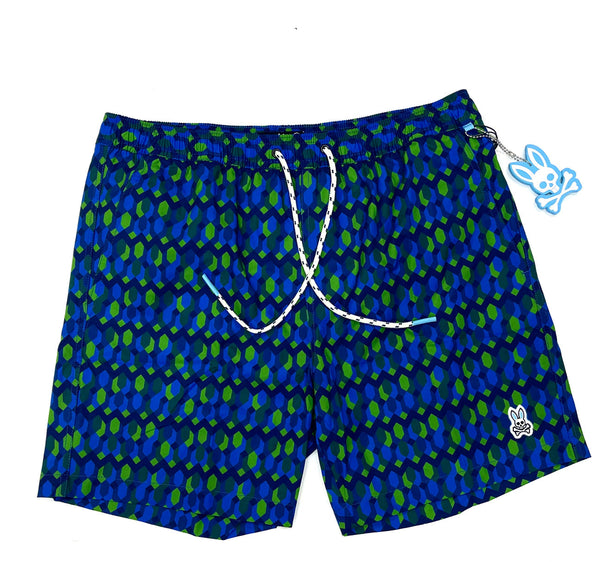 Psycho Bunny (Men’s Blue Clay Everett Swim Trunk Short)