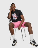 Psycho Bunny Men’s Big & Tall Carson T-Shirt Black