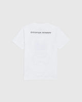 Psycho bunny (kids white strype grahpic t-shirt)