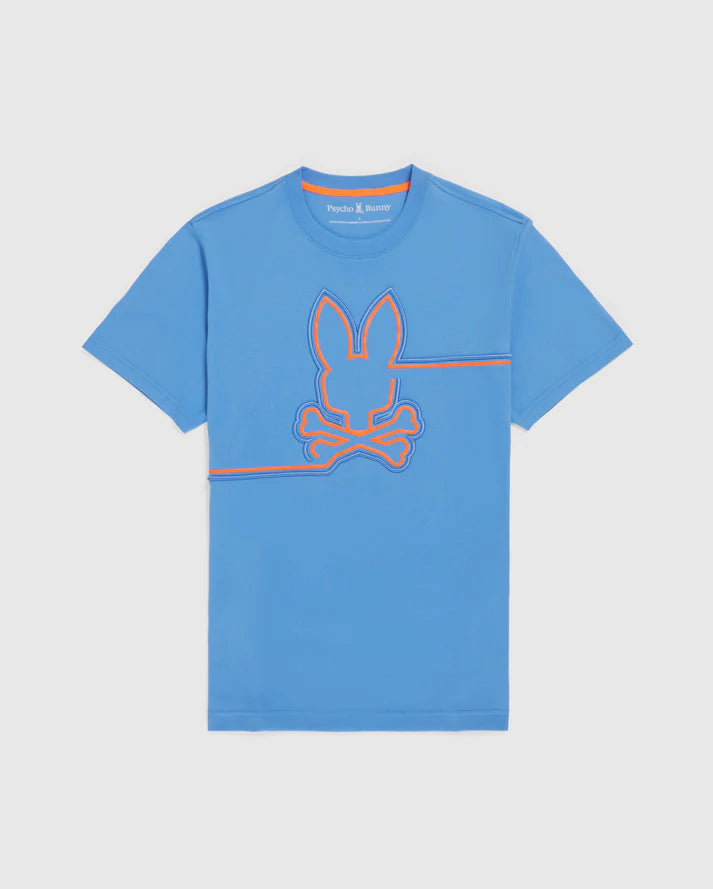 Psycho bunny (Men's mountain sky chester embroidered graphic t-shirt)