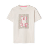 Psycho Bunny (Men's natural linen livingston graphic tee)