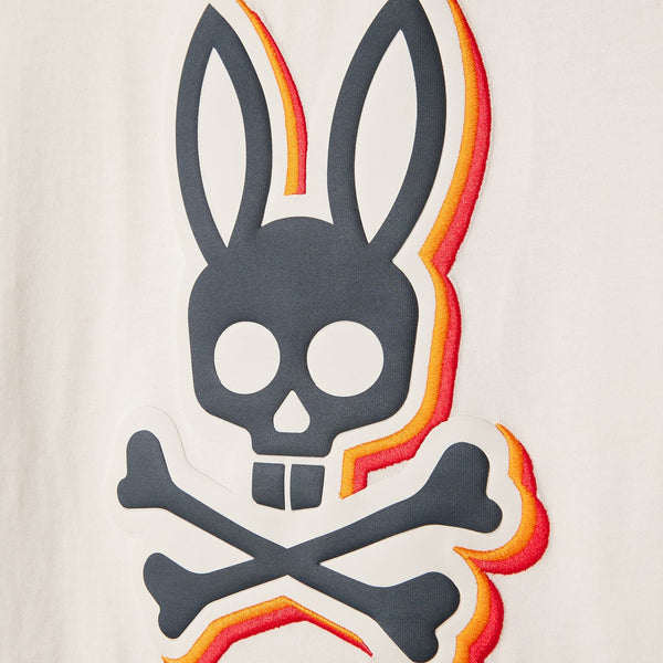 Psycho Bunny (Men's natural linen sanderson graphic tee)