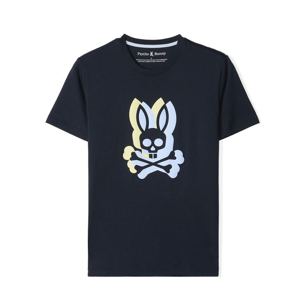 Psycho Bunny (Men's Navy groves graphic tee)