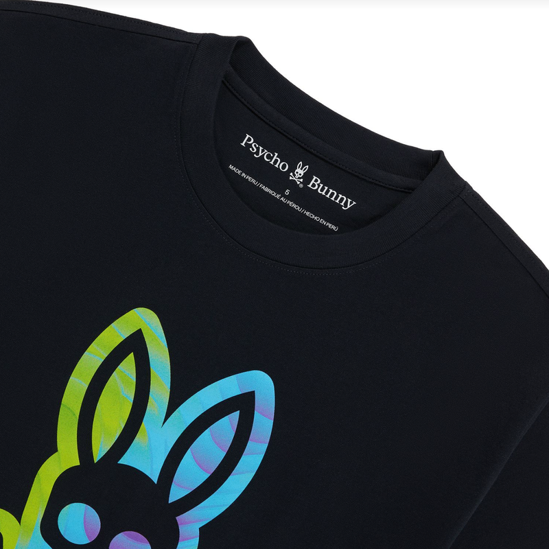 Psycho bunny (Men's navy montgomery graphic t-shirt)