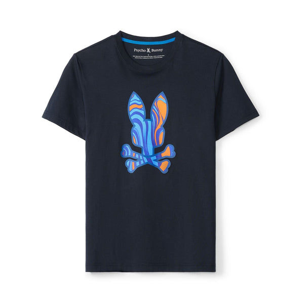 Psycho Bunny (Men's Navy nevada graphic tee)