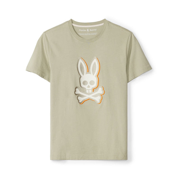 Psycho Bunny Men's seagrass kayden graphic t-shirt