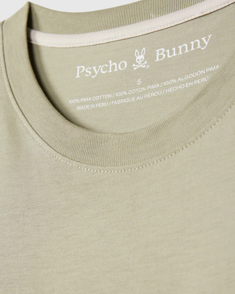 Psycho Bunny Men's seagrass kayden graphic t-shirt