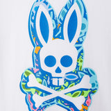 Psycho Bunny (Men's White clifton graphic tee)