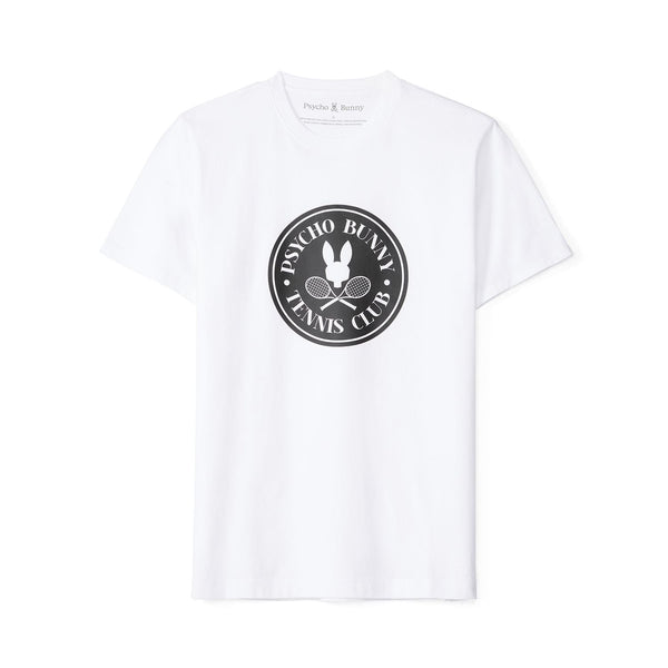 Psycho Bunny (Men's White courtside sport tee)