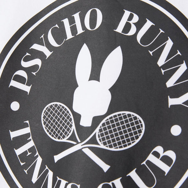 Psycho Bunny (Men's White courtside sport tee)