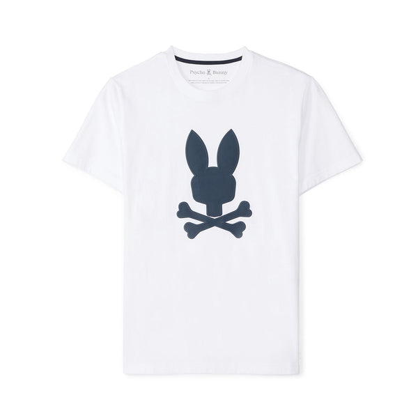 Psycho Bunny (Men's White houston graphic tee)