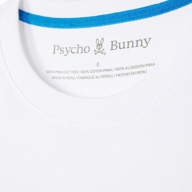 Psycho Bunny (Men's White nevada graphic tee)