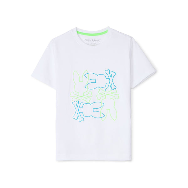 Psycho bunny (Men's White Rodman Graphic Tee)