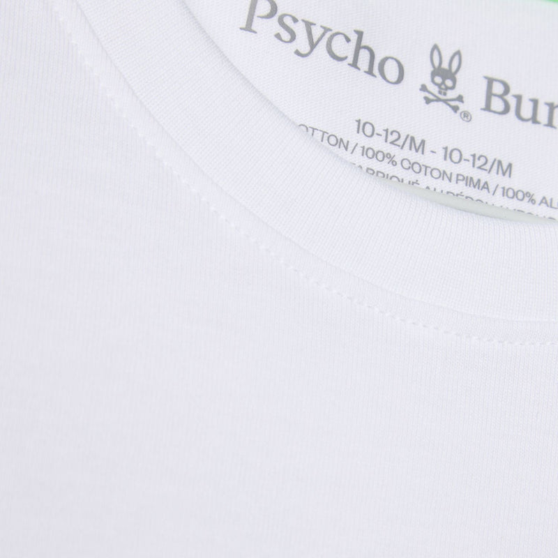 Psycho bunny (Men's White Rodman Graphic Tee)